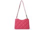 Lucky Bees 410 Bolso Bandolera Rosa Piel de Polivinilo Elegante y Sofisticado para Mujer